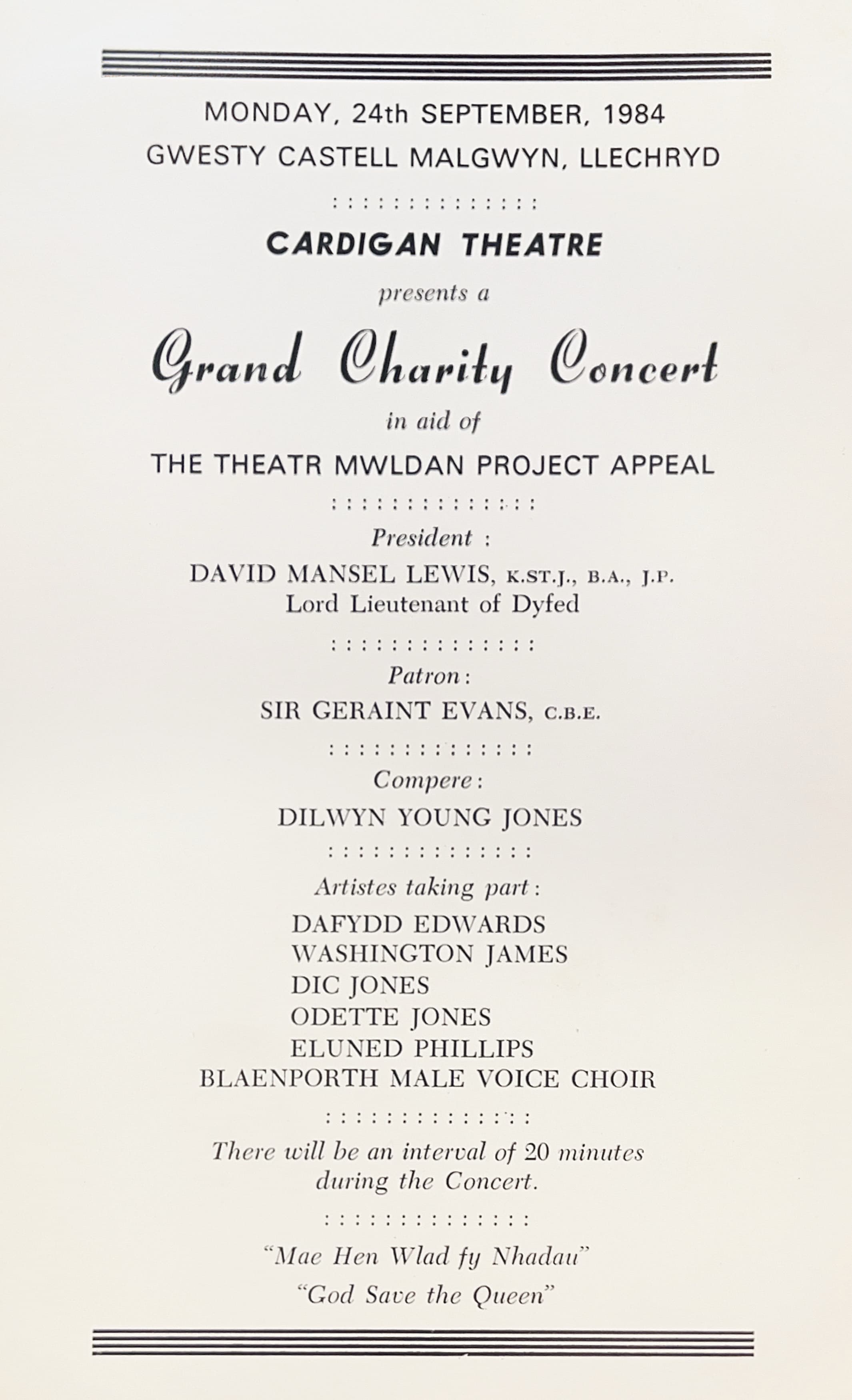 Castell Malgwyn fundraiser 